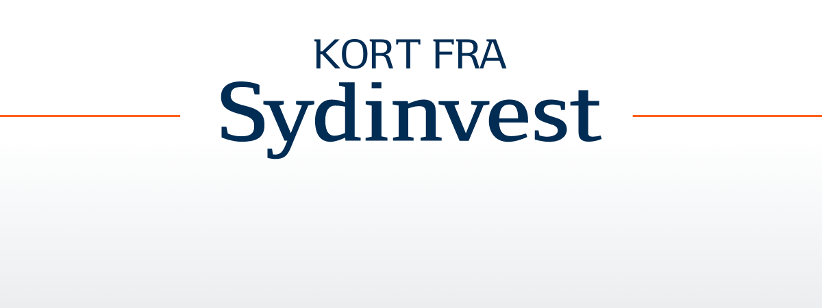 Kort fra Sydinvest