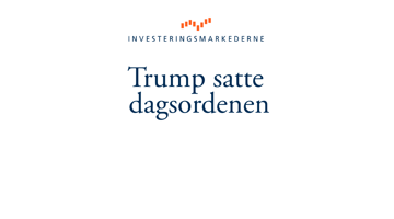 Investeringsmarkederne